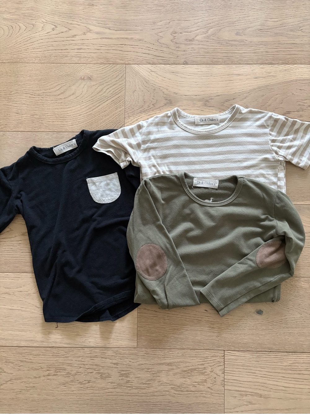 Kids' Os and Oakes shirts size 5